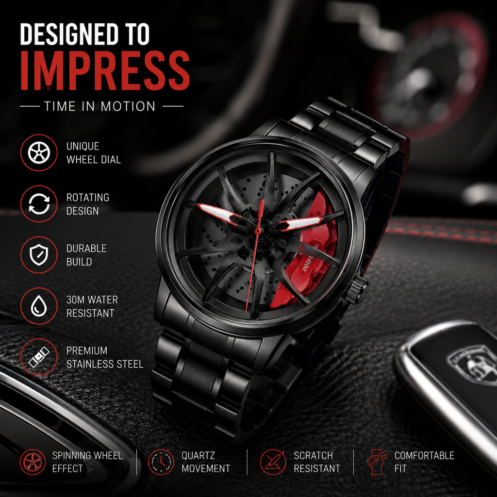 Car Wheel Watch