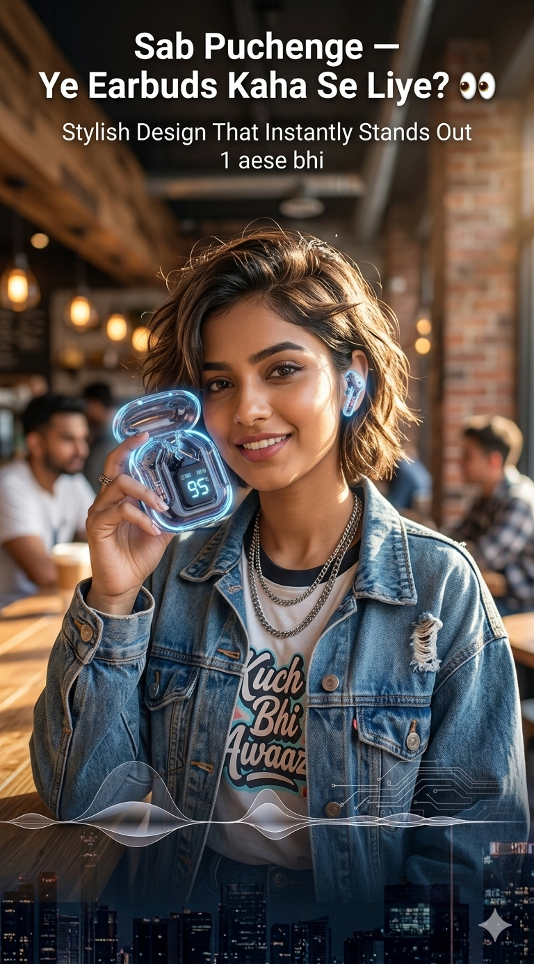 Crystal Wireless Earbuds